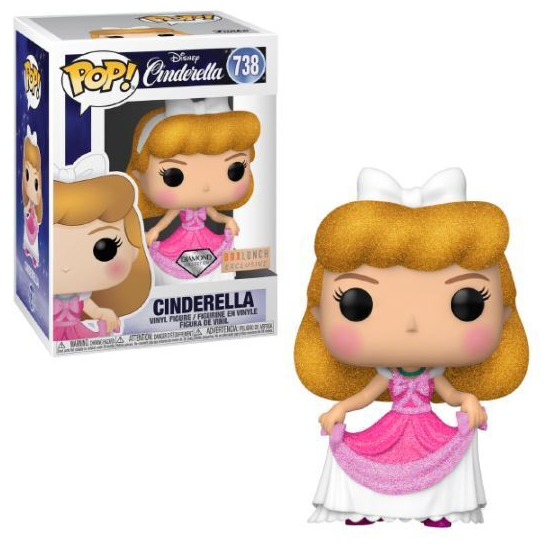 Funko POP! Disney - Cinderella - Cinderella in Pink Dress - Diamond Glitter (#738) - EXCLUSIVE