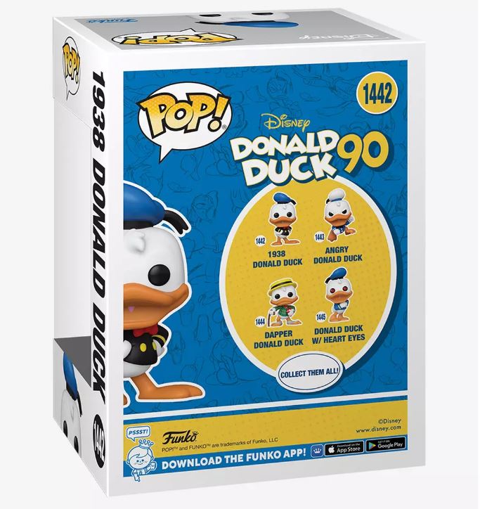 Funko POP! Disney - Donald Duck's 90th Anniversary - 1938 Donald (#1442)