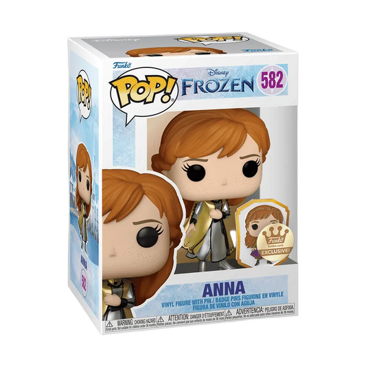 Funko POP! Disney - Frozen - Anna - Gold Series w/ Pin (#582) EXCLUSIVE