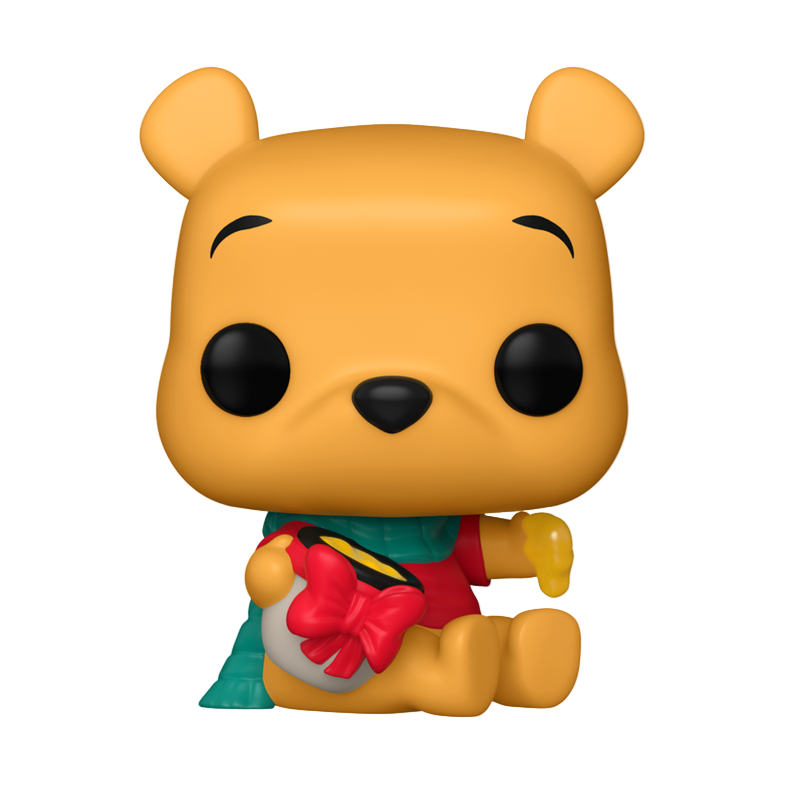 Funko POP! Disney - Holiday 2024 - Winnie the Pooh - Pooh with Gift (#1529) - EXCLUSIVE