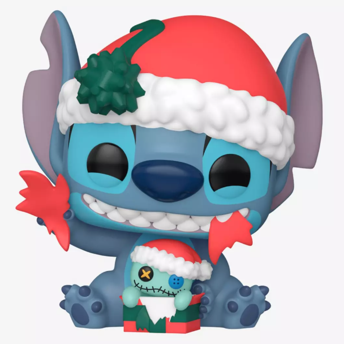 Funko POP! Disney - Holiday 2024 - Lilo & Stitch - Stitch Unwrapping Present (#1522) EXCLUSIVE