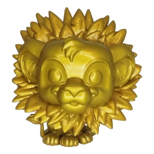 Funko POP! Disney - The Lion King - Simba with Leaf Mane - Gold (#302) - EXCLUSIVE