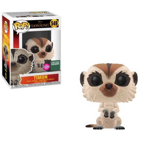 Funko POP! Disney - The Lion King (Live) - Timon - Flocked (#549) - EXCLUSIVE