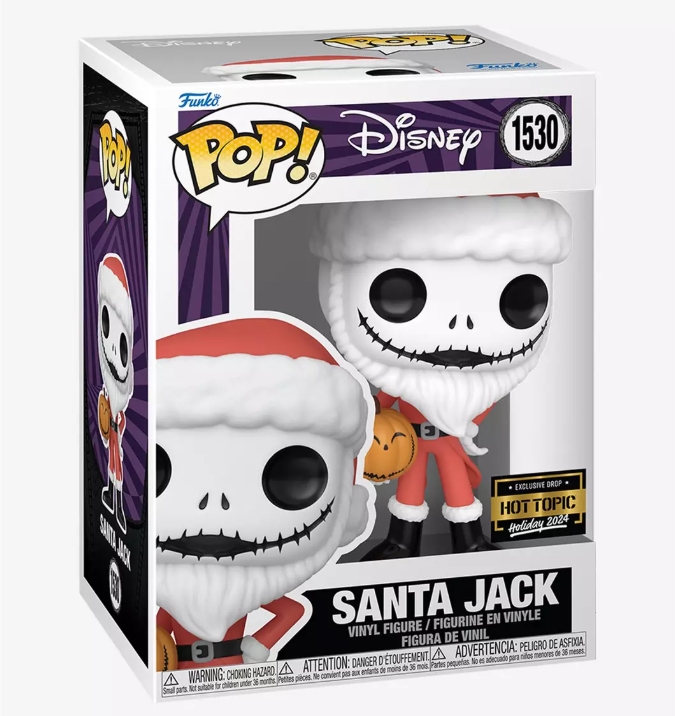 Funko POP! Disney - Holiday 2024 - The Nightmare Before Christmas - Santa Jack (#1530) EXCLUSIVE