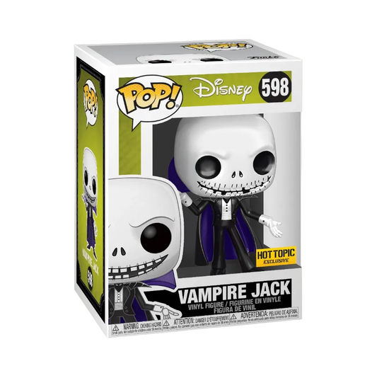 Funko POP! Disney - The Nightmare Before Christmas - Vampire Jack - Metallic (#598) EXCLUSIVE