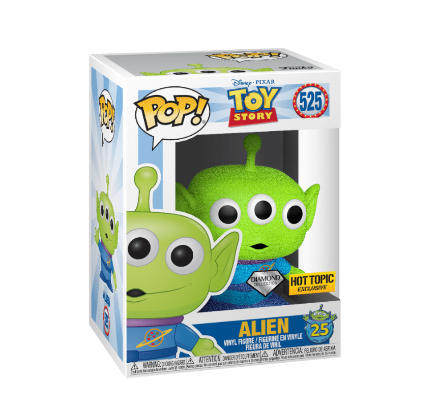Funko POP! Disney - Toy Story - Alien - Diamond Glitter (#525) - EXCLUSIVE