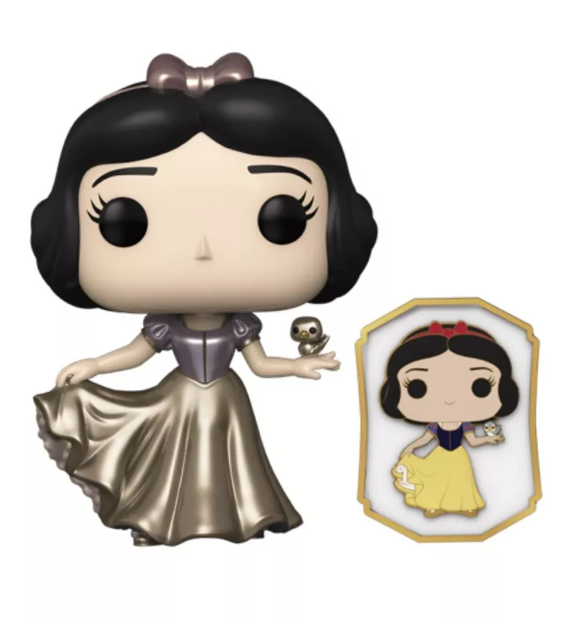 Funko POP! Disney - Ultimate Princess - Gold Series - Snow White with Pin (#339) - EXCLUSIVE