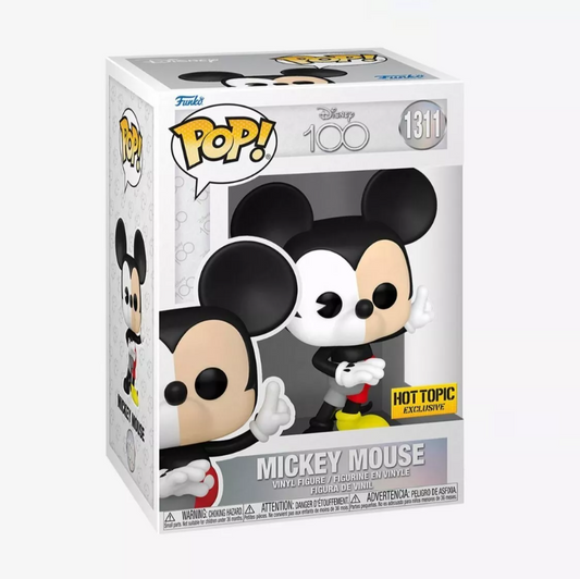 Funko POP! Disney100 - Mickey Mouse - 1/2 B&W 1/2 Color (#1311) - EXCLUSIVE