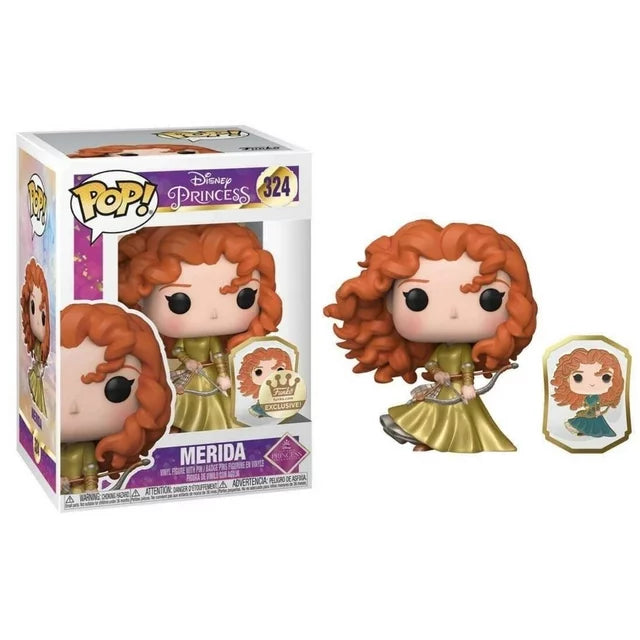 Funko POP! Disney Ultimate Princess - Merida - Gold w/Pin (#324) - EXCLUSIVE