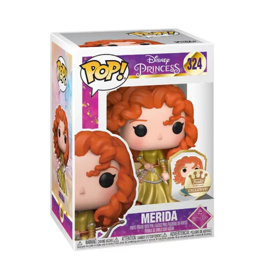 Funko POP! Disney Ultimate Princess - Merida - Gold w/Pin (#324) - EXCLUSIVE