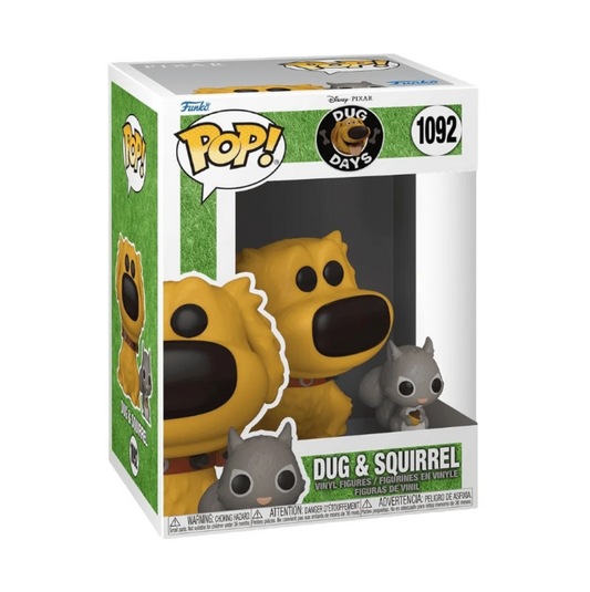 Funko POP! Disney - Dug Days - Dug & Squirrel (#1092)