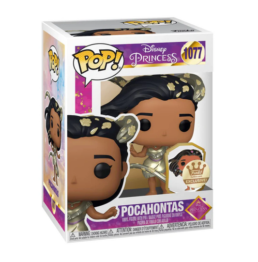 Funko POP! Disney - Ultimate Princess - Gold Series - Pocahontas with Pin (#339) - EXCLUSIVE