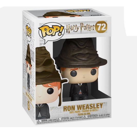 Funko POP! Harry Potter - Ron Weasley with Sorting Hat (#72)