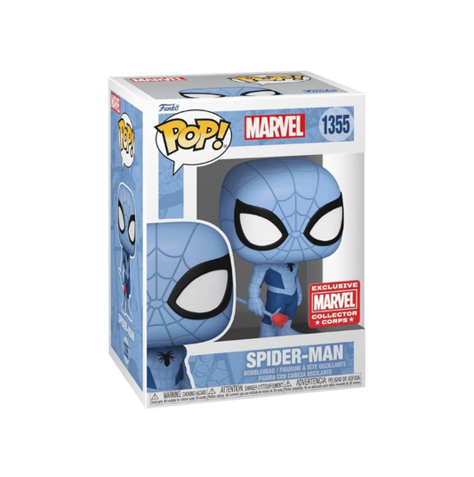 Funko POP! Marvel - Collector Corps - Spider-Man with Rose - Blue (#1355) - EXCLUSIVE