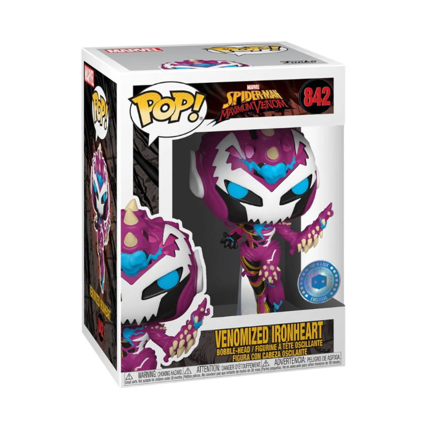 Funko POP! Marvel - Spider-Man Maximum Venom - Venomized Ironheart (#842) - EXCLUSIVE