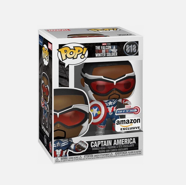 Funko POP! Marvel - The Falcon and The Winter Soldier - Captain America (#818) - EXCLUSIVE