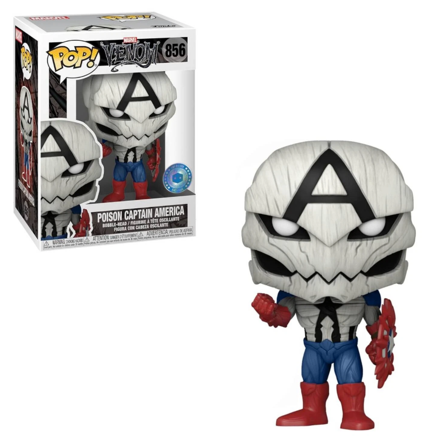 Funko POP! Marvel - Venom - Poison Captain America (#856) - EXCLUSIVE