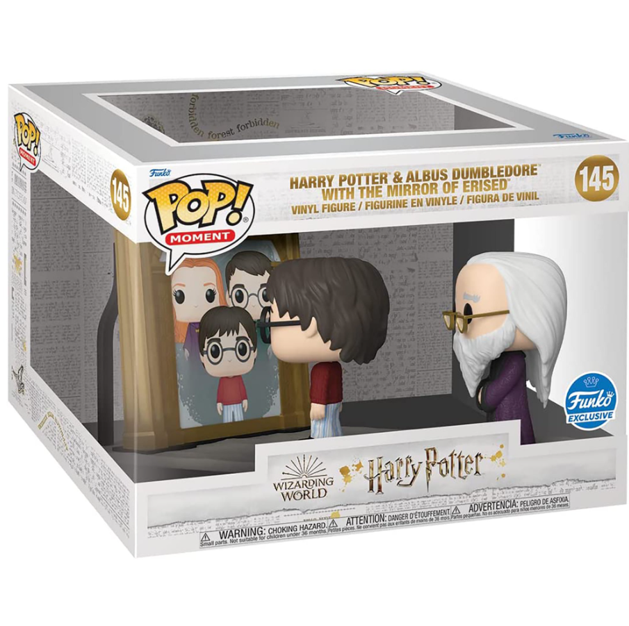 Funko POP! Moment - Harry Potter - Harry & Dumbledore with Mirror of Erised (#145) - EXCLUSIVE