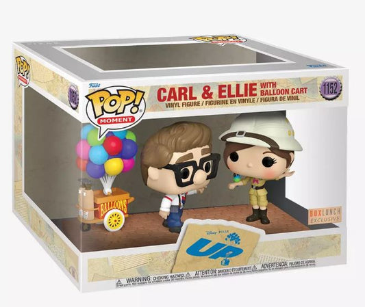 Funko POP! Moment - Disney - UP! - Carl & Ellie w/ Balloon Cart (#1152) - EXCLUSIVE