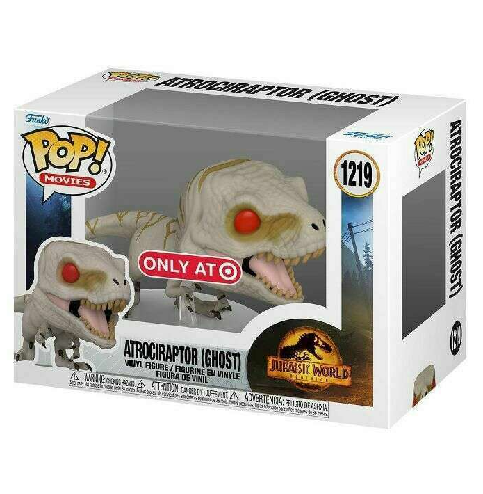 Funko POP! Movies - Jurassic World Dominion - Atrociraptor - Ghost (#1219) - EXCLUSIVE