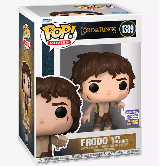 Funko POP! Movies - Lord of the Rings - Frodo with The Ring (#1389) - 2023 Summer Convention EXCLUSIVE