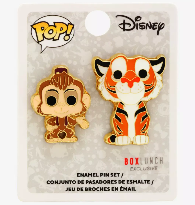 Collectible Pin - Funko POP! Disney - Aladdin - Abu & Rajah - EXCLUSIVE