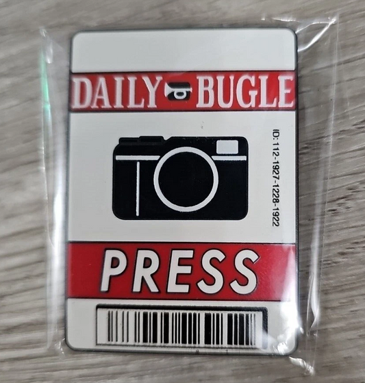 Funko POP! Pins - Marvel Collector Corps - Spider-Man - Daily Bugle Press Pass (2") - EXCLUSIVE