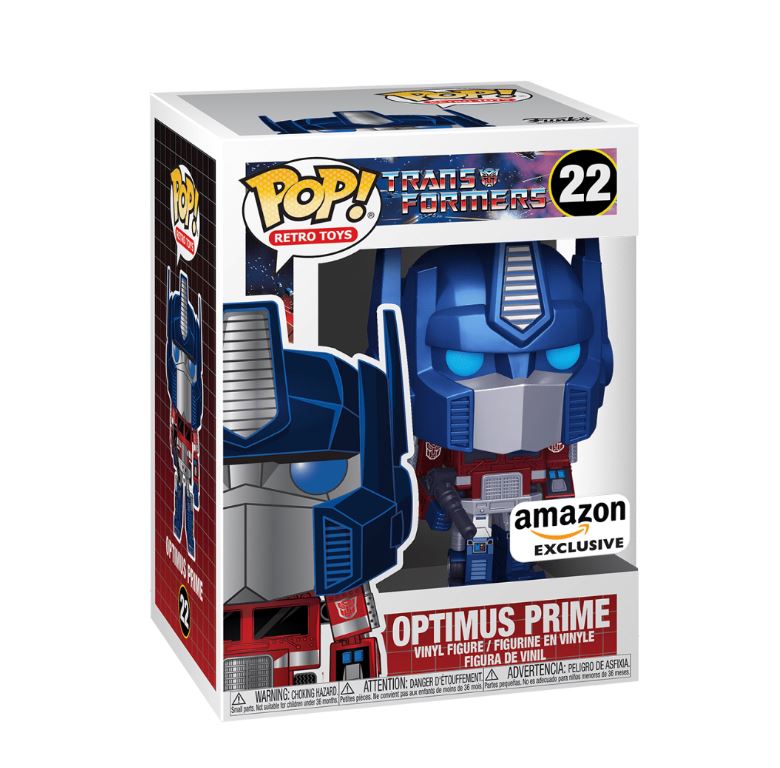 Funko POP! Retro Toys - Transformers - Optimus Prime - Metallic (#22) - EXCLUSIVE