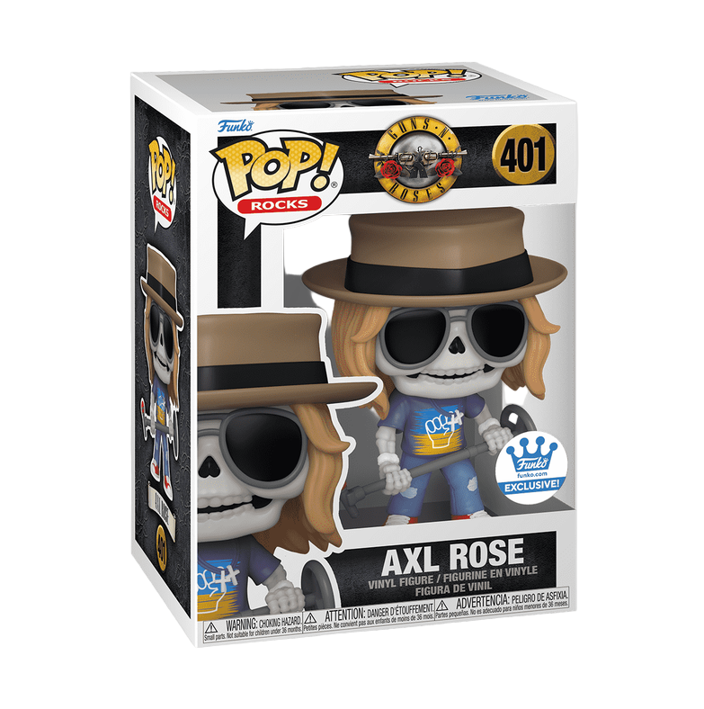 Funko POP! Rocks - Guns N Roses - Skeleton Axl Rose (#401) - EXCLUSIVE