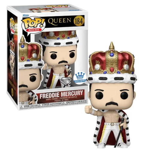 Funko POP! Rocks - Queen - Freddy Mercury - Diamond Glitter (#184) - EXCLUSIVE