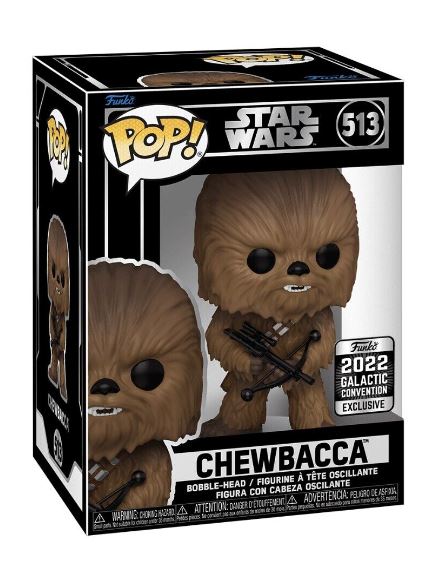 Funko POP! Star Wars - Chewbacca (#513) - 2022 Galactic Convention EXCLUSIVE
