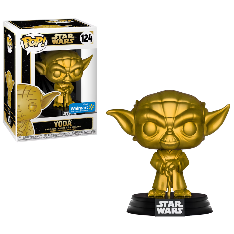 Funko POP! Star Wars - Yoda - Gold Chrome (#124) - EXCLUSIVE