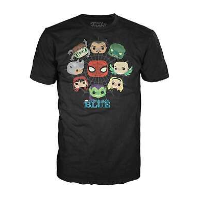 Funko POP! Tees - Marvel Collector Corps - Spider-Man Blue (XL) - EXCLUSIVE