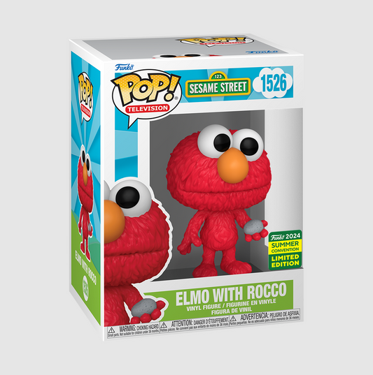 Funko POP! Television - Sesame Street - Elmo with Rocco (#1526) - EXCLUSIVE