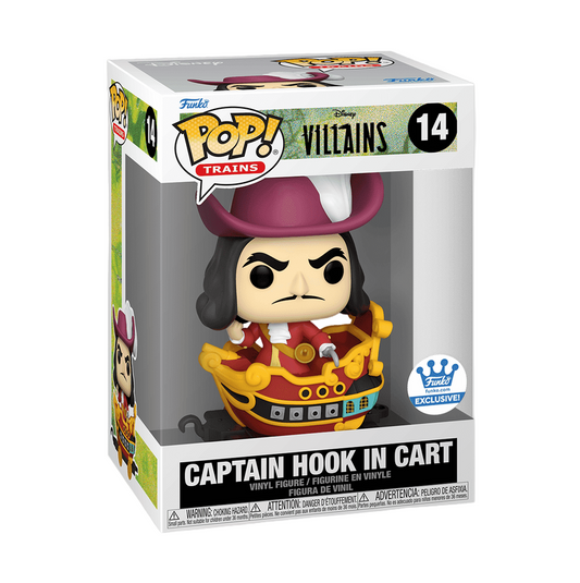 Funko POP! Trains - Disney Villains - Captain Hook in Cart (#14) - EXCLUSIVE