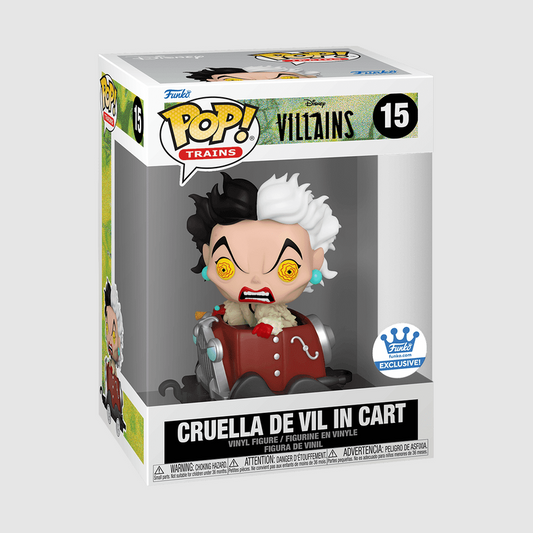 Funko POP! Trains - Disney Villains - Cruella de Vil in Cart (#15) - EXCLUSIVE