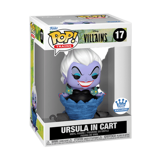 Funko POP! Trains - Disney Villains - Ursula in Cart (#17) - EXCLUSIVE