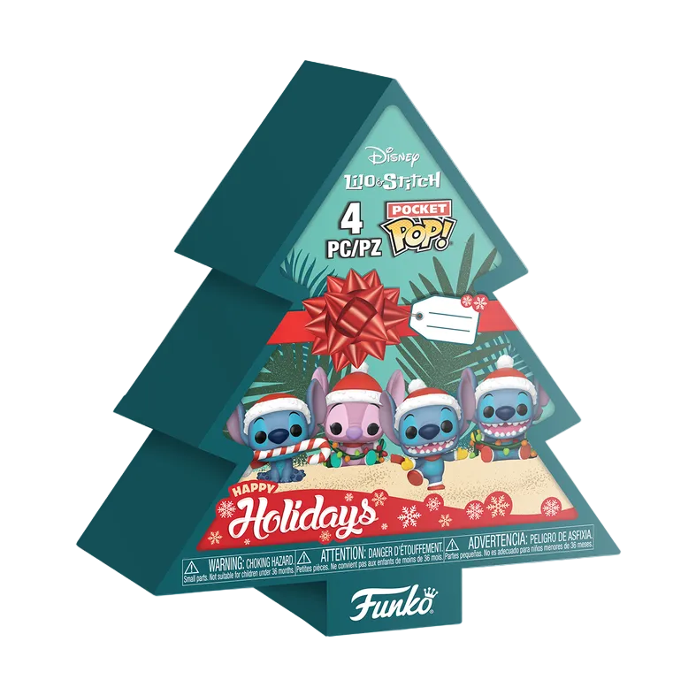 Funko Pocket POP! Disney - Holiday 2025 - Lilo & Stitch - Holiday 4 Pk