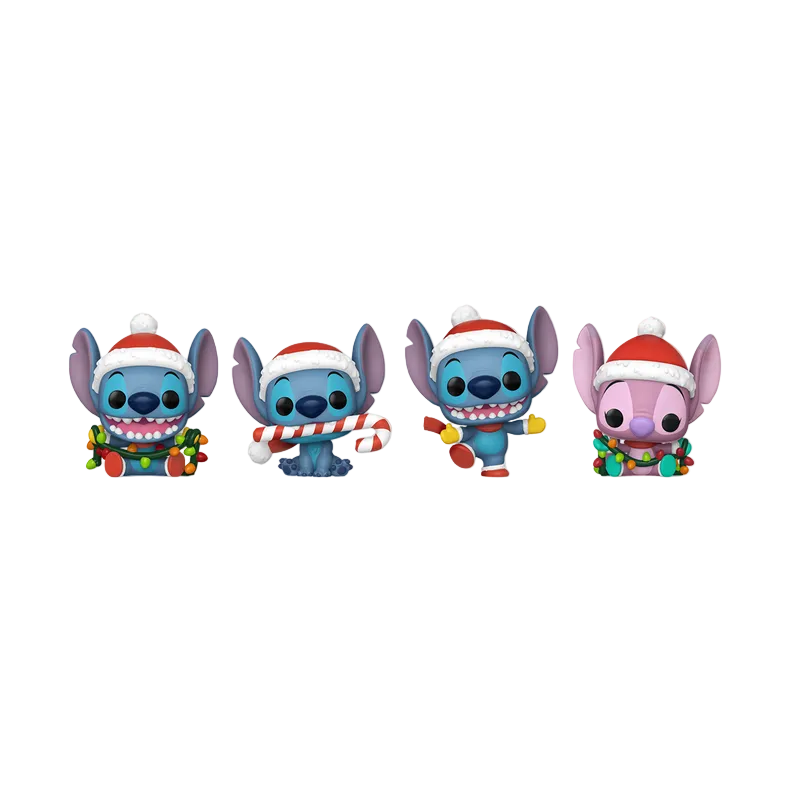 Funko Pocket POP! Disney - Holiday 2025 - Lilo & Stitch - Holiday 4 Pk