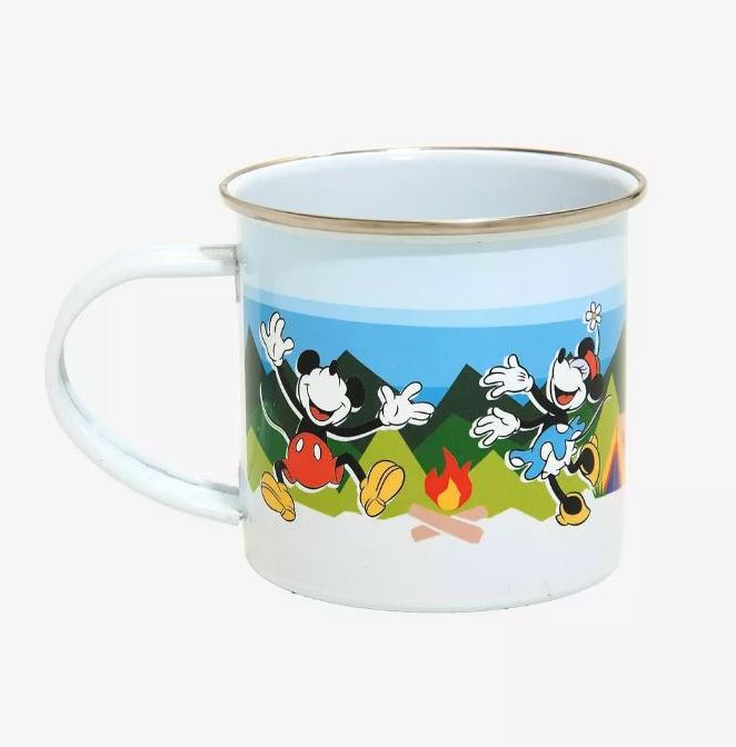 Tin Enamel Mug - R Squared - Disney - Mickey & Minnie - "Choose Nature"