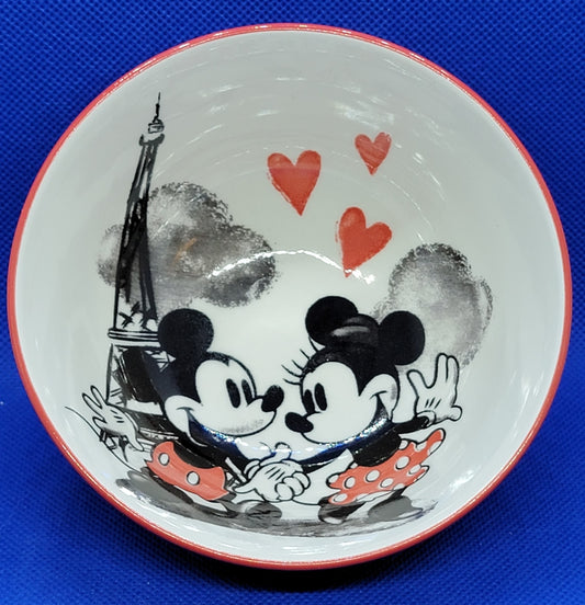 Bowl Set - Disney - Mickey & Minnie Mouse - "Love In Paris" 3PC