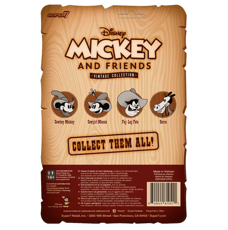 ReAction by Super7 - Disney - Vintage Cowgirl Minnie Mouse