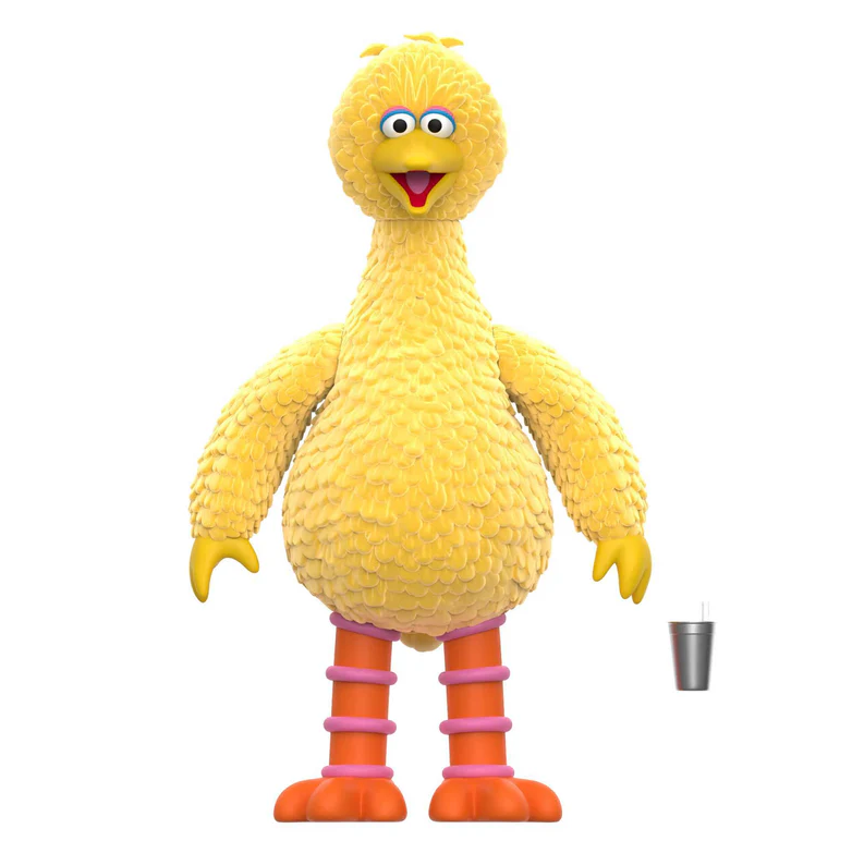 ReAction by Super7 - Sesame Street - Fuzzy Big Bird - EXCLUSIVE