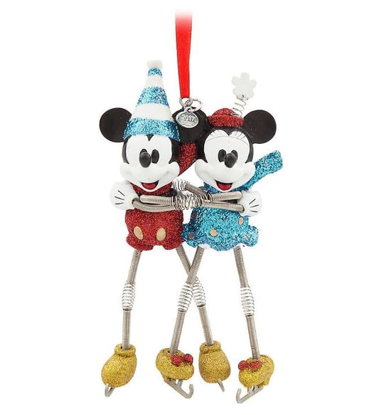 Disney Sketchbook Ornament (2017) - Mickey & Minnie - Vintage Toy Series