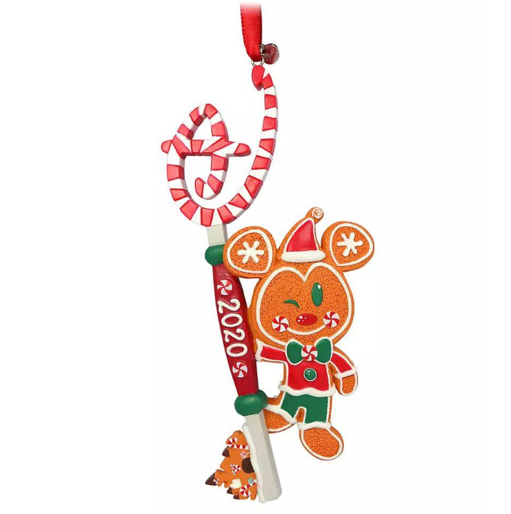 Disney Sketchbook Ornament (2020) - Gingerbread Mickey Mouse Collectible Key