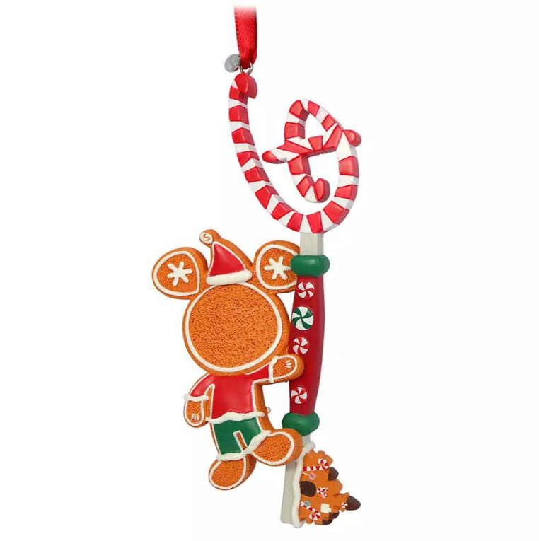 Disney Sketchbook Ornament (2020) - Gingerbread Mickey Mouse Collectible Key