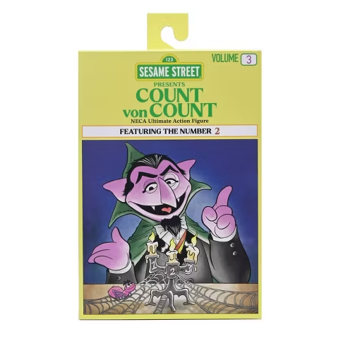 NECA - Ultimate Action Figure - Sesame Street - Volume 3 - Count von Count (Featuring the Number 2)