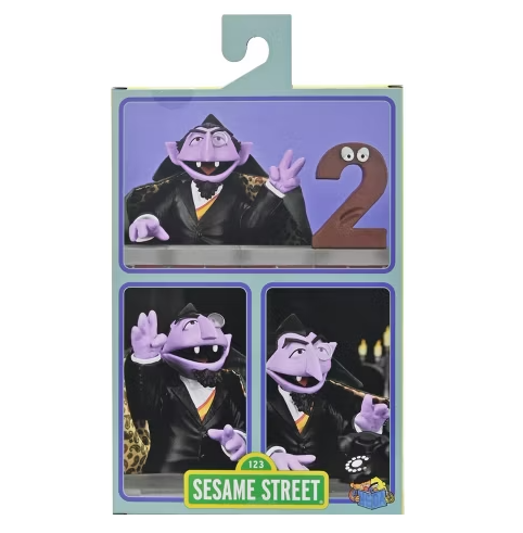 NECA - Ultimate Action Figure - Sesame Street - Volume 3 - Count von Count (Featuring the Number 2)