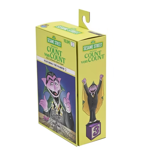 NECA - Ultimate Action Figure - Sesame Street - Volume 3 - Count von Count (Featuring the Number 2)
