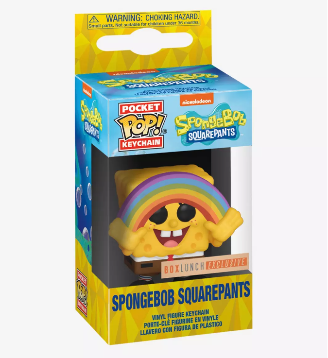 Funko Pocket POP! Animation - SpongeBob Squarepants - SpongeBob with Rainbow - EXCLUSIVE